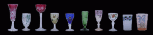 Collection de petits verres à liqueur