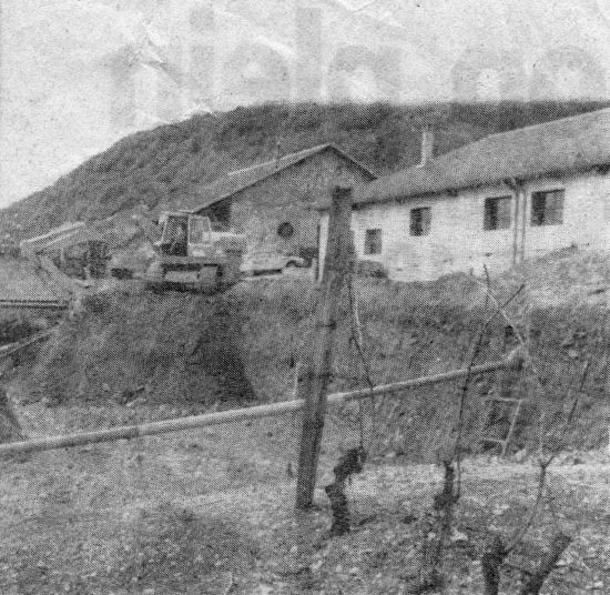 Construction de la cave à rouge