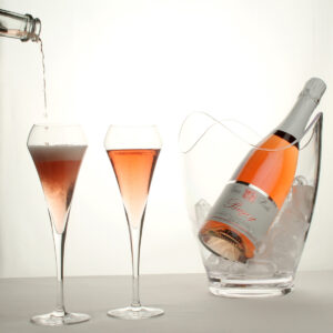 Gris Perlé, pétillant demi-sec rosé