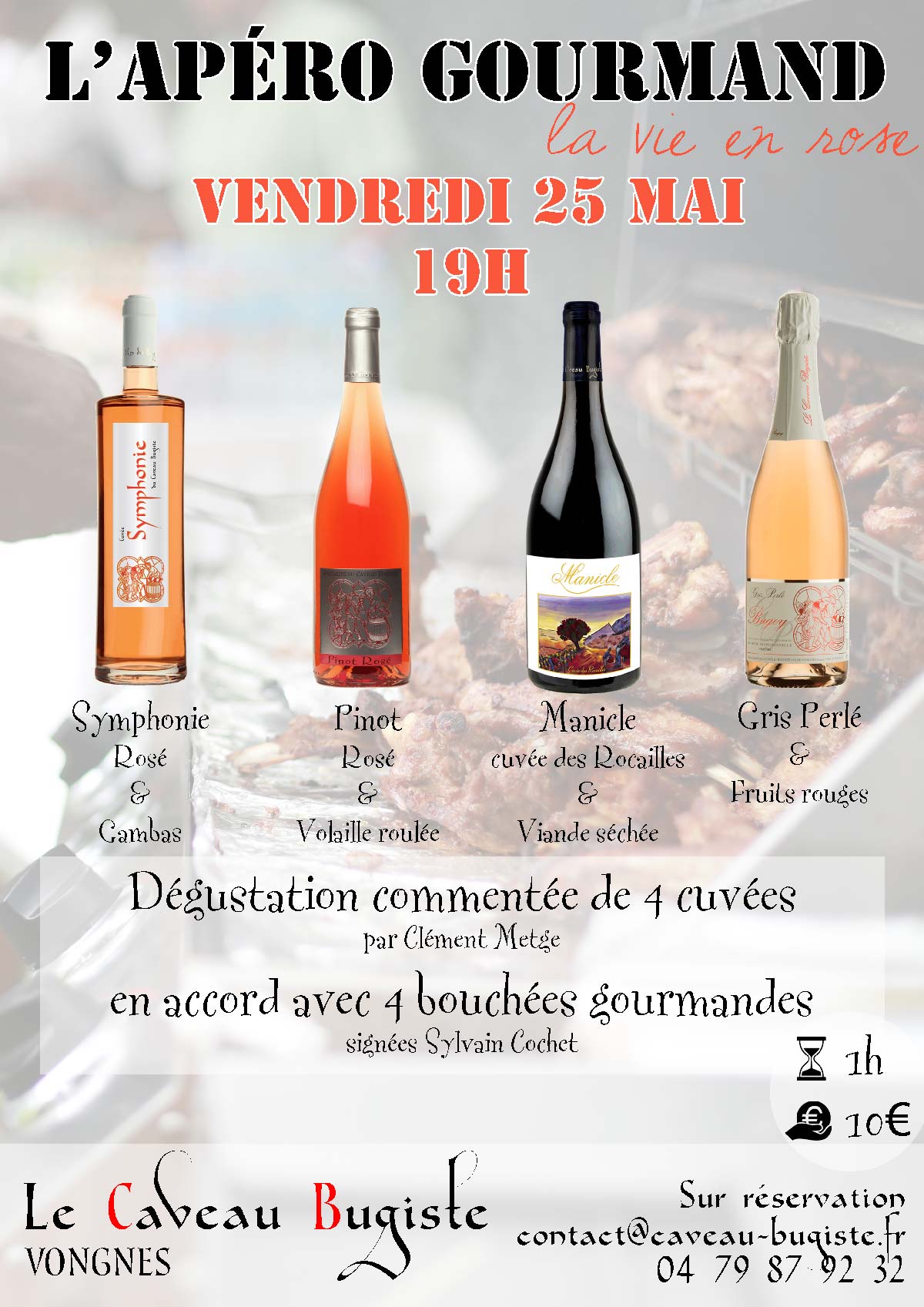 Apéro gourmand le 25 mai
