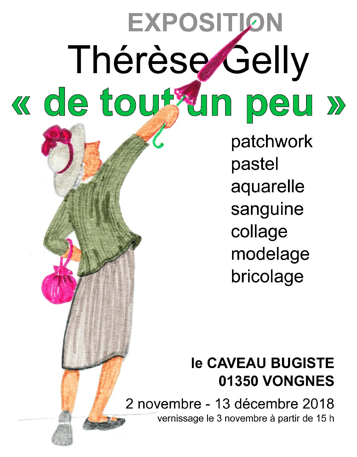 Exposition de Thérèse Gelly