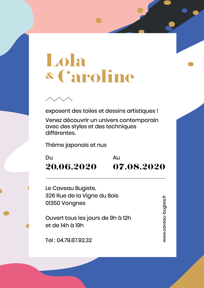 Exposition de Lola & Caroline