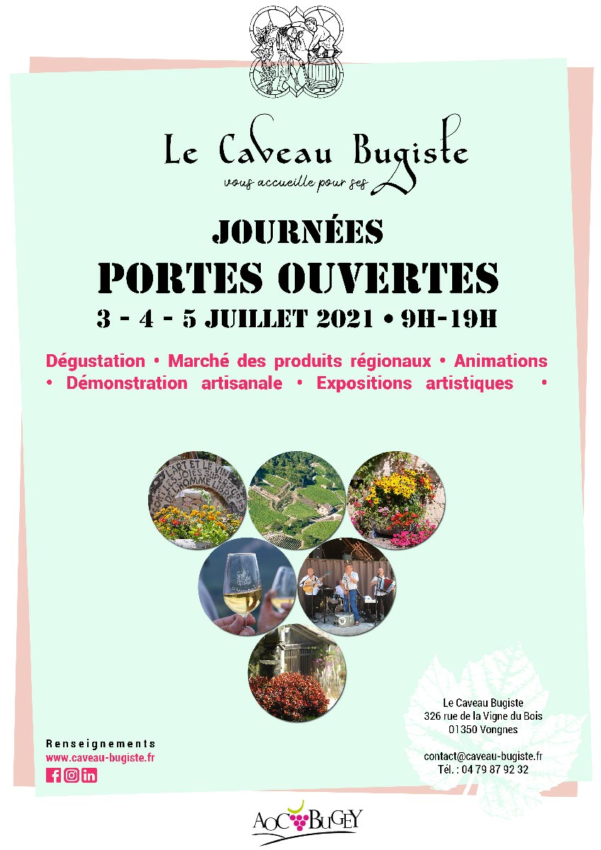 Portes ouvertes Caveau Bugiste 2021