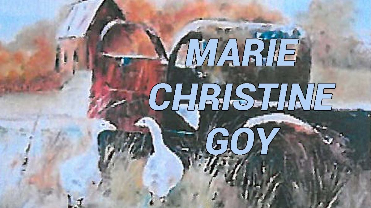 Exposition de peinture de Marie Christine Goy