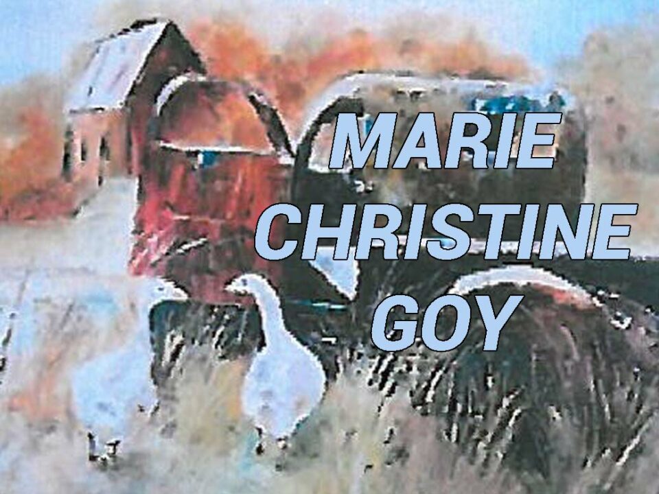 Exposition de peinture de Marie Christine Goy