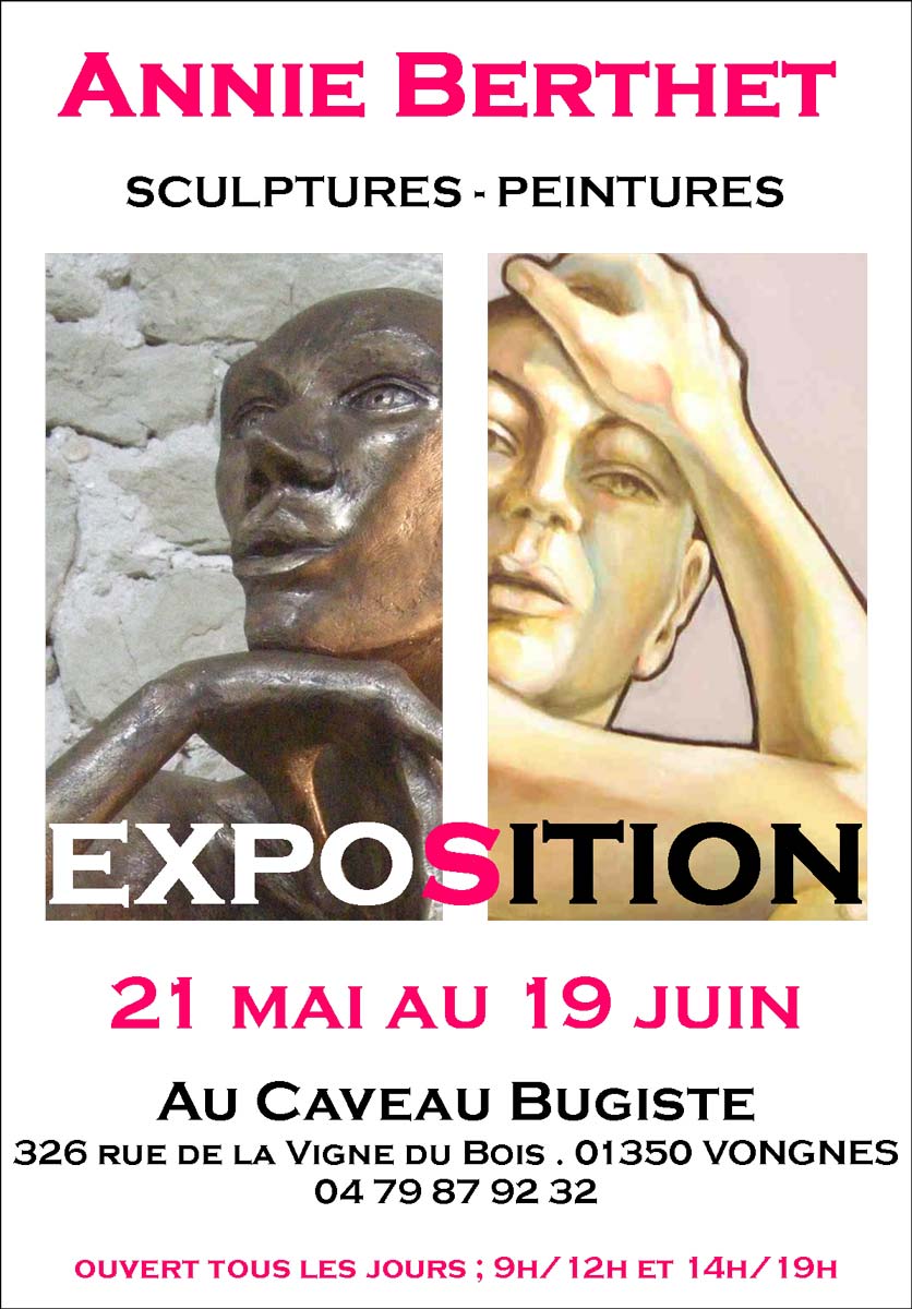 Exposition de peintures et sculptures d'Annie Berthet