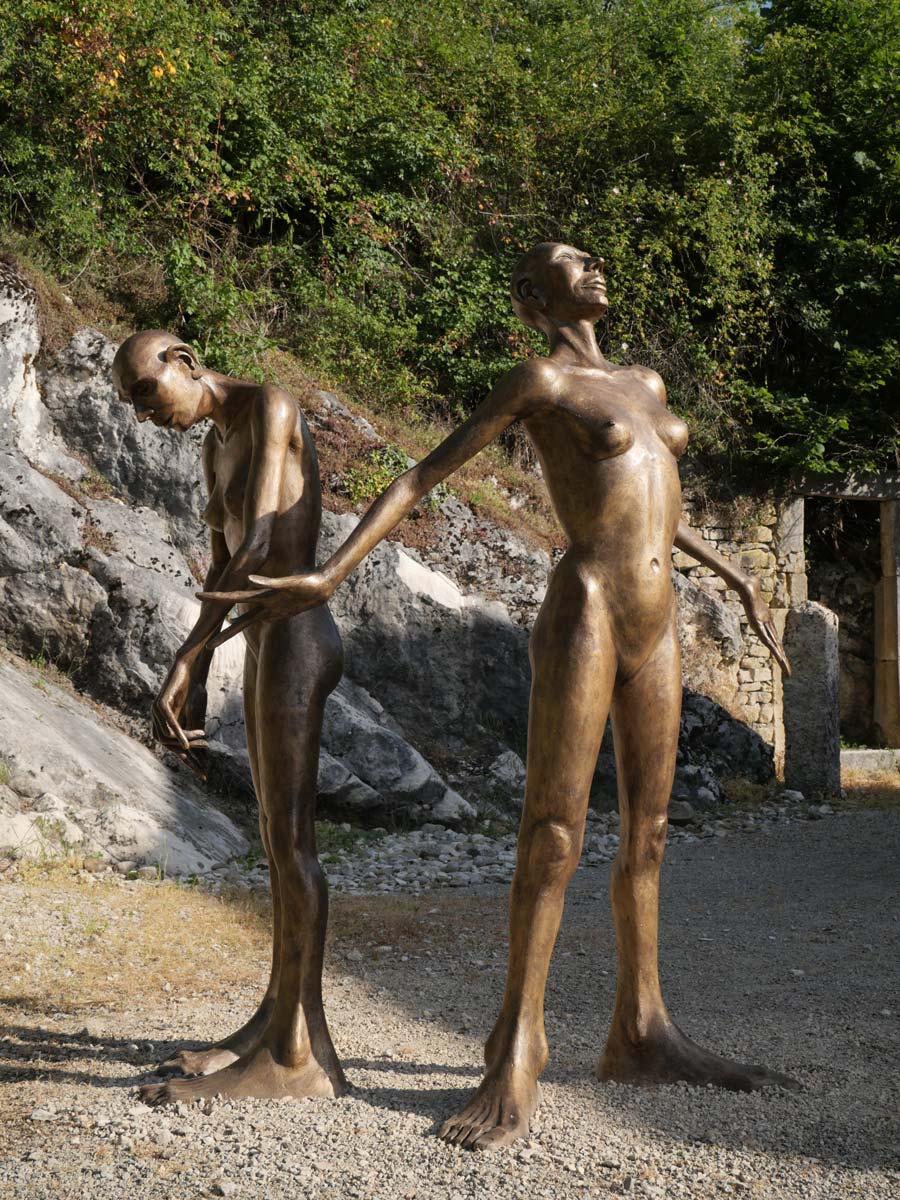 Sculpture en bronze ou en résine d'Annie Berthet