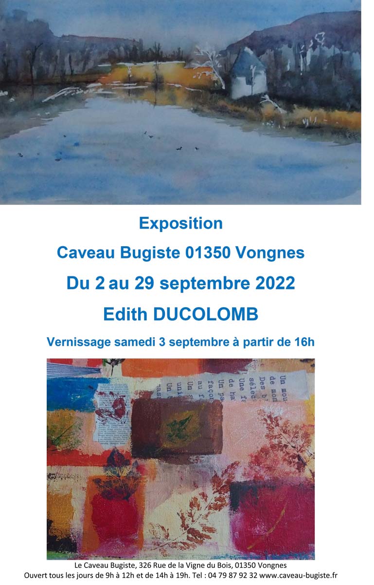 Exposition Edith Ducolomb