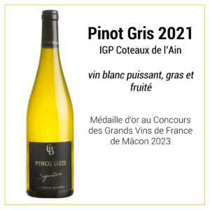 Pinot Gris 2021 - médaille d'or