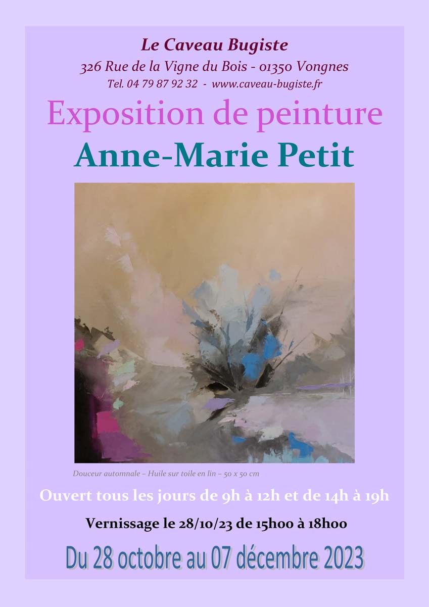 Exposition de Anne-Marie Petit