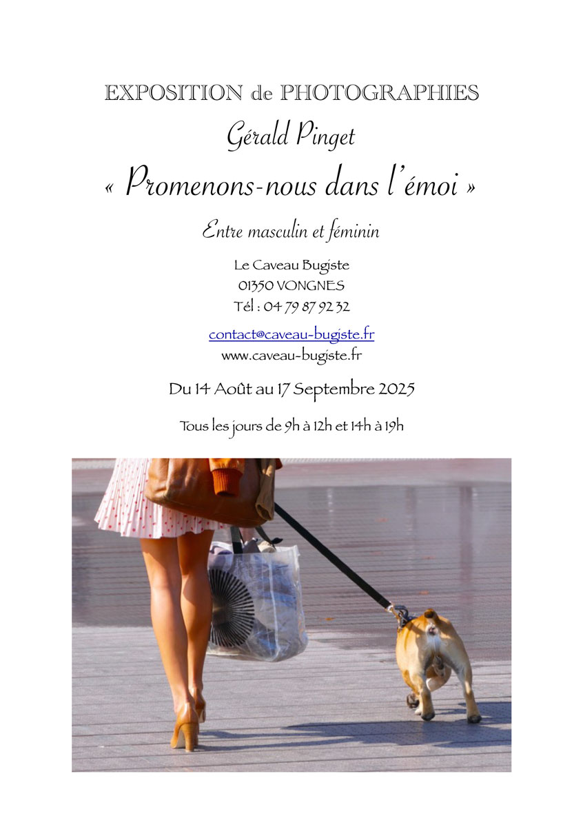 Exposition de photographies de Gérald Pinget