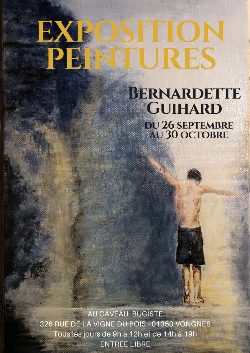 Exposition de peinture de Bernadette Guihard