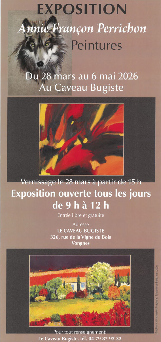 Exposition de peinture d'Annie Francon Perrichon